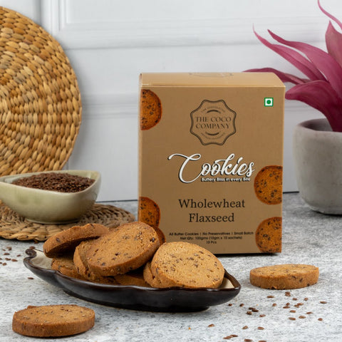 Wholewheat Flaxseed Cookies – A Healthy and Flavorful Snack