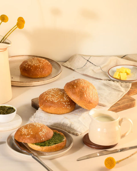 Sourdough Burger Bun pack of 4