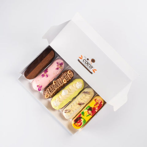 Eclairs Assorted Box of 6