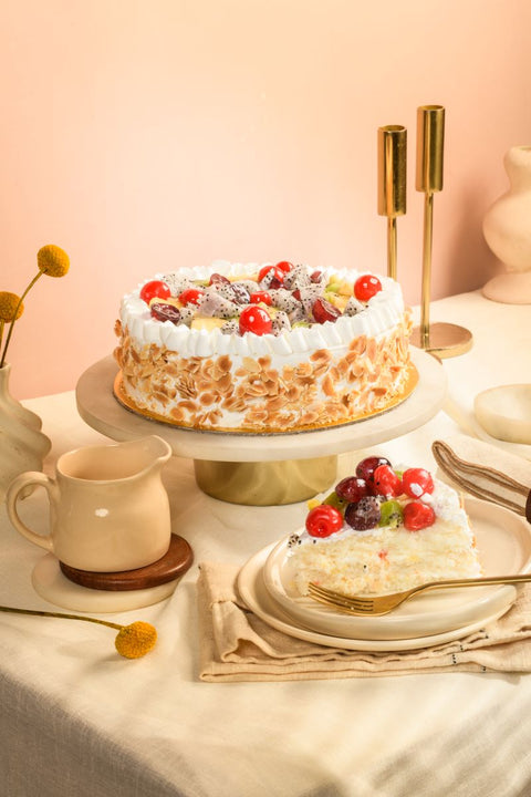Fresh Fruit & Cream Cake