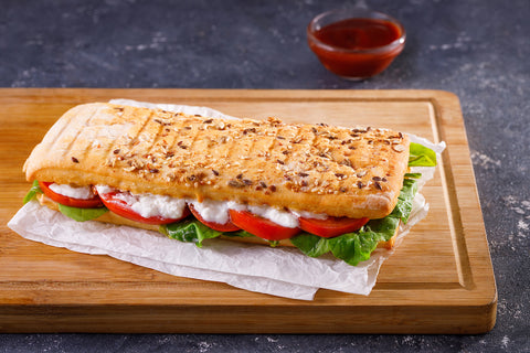 Tomato Bocconcini Rocket Leaves Sandwich