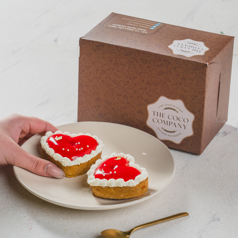 Heartfelt Indulgence – Mini Tart Box for Your Valentine