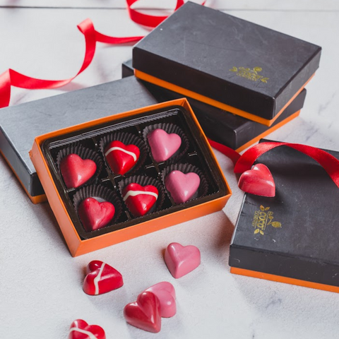 Limited-Edition Valentine’s Chocolate Hearts