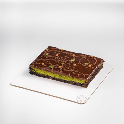 Brownie Pistachio Cake