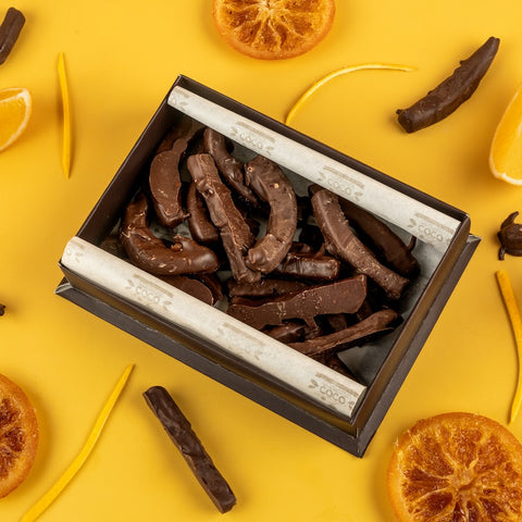 CHOCOLATE COATED ORANGE PEEL POUCH