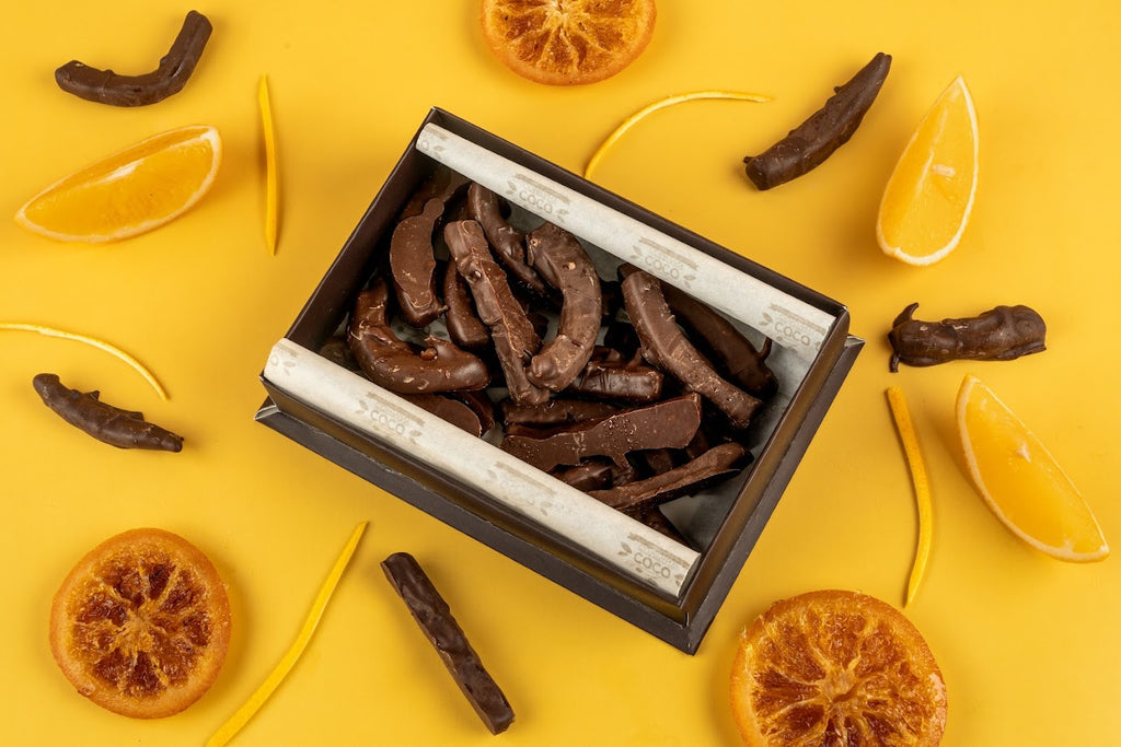 CHOCOLATE COATED ORANGE PEEL POUCH – thecococompany