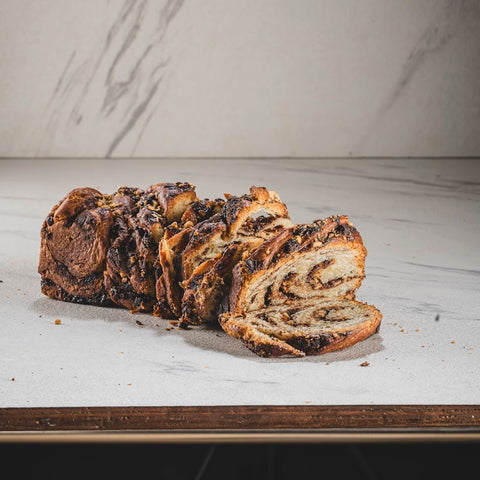 Chocolate Hazelnut Babka bread