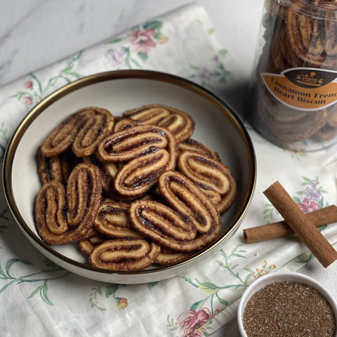 Cinnamon French Heart Biscuit