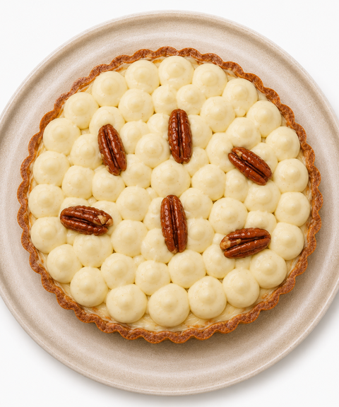 Dulcey Pecan Vanilla Tart