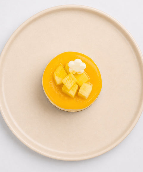 Mango cheesecake pastry