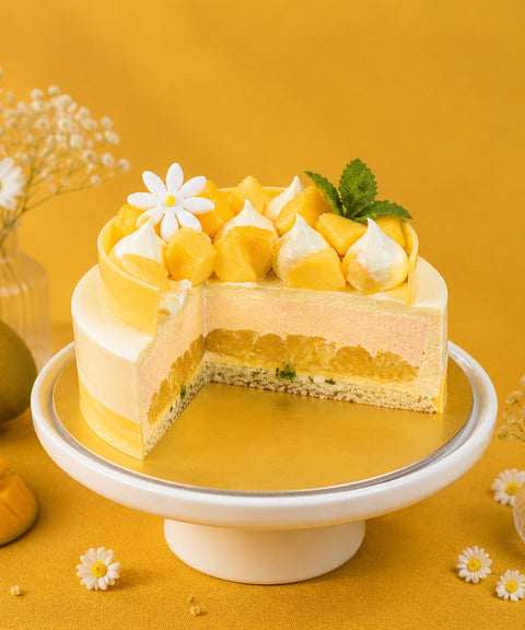 Mango Mousse cake