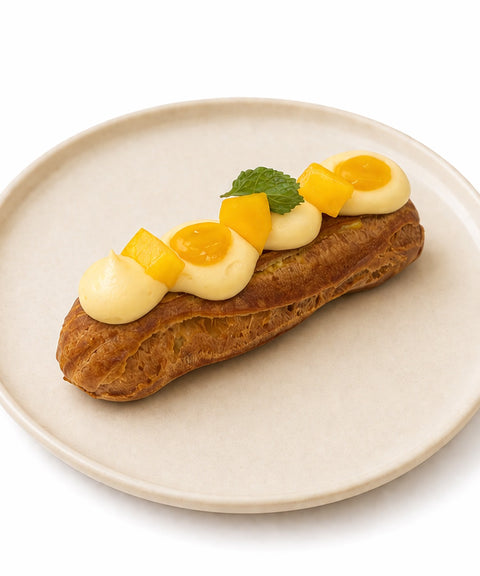 Mango fruit eclair