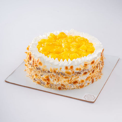 Mango Genoise cake