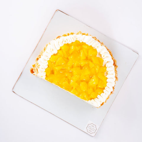 Mango Genoise cake