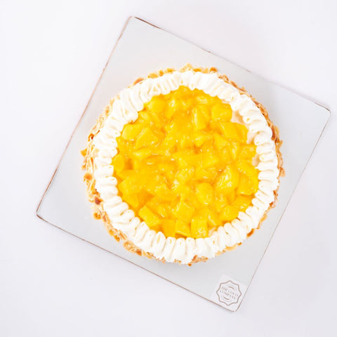 Mango Genoise cake