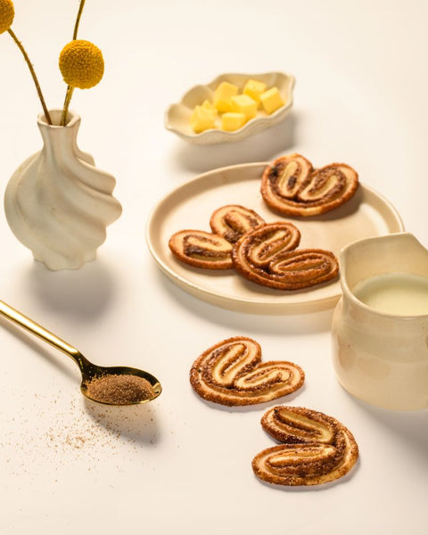 Cinnamon French Heart Cookies – Our Iconic Crispy, Caramelized Delight