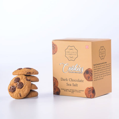 Dark Chocolate Sea Salt Cookies
