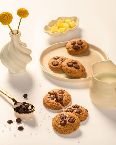Dark Chocolate Sea Salt Cookies