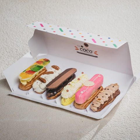 Eclairs Assorted Box of 6