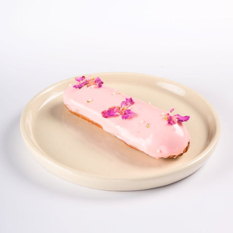 Strawberry cheesecake eclair