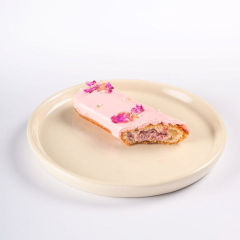 Strawberry cheesecake eclair