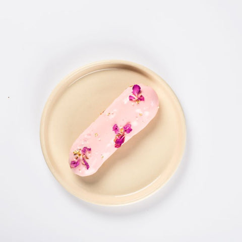 Strawberry cheesecake eclair