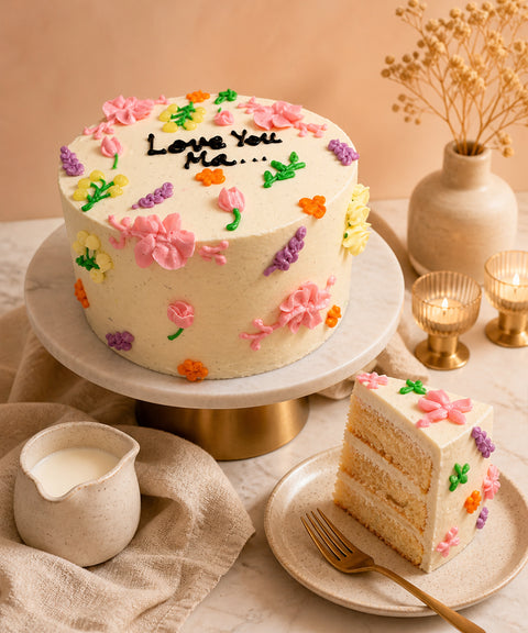 Floral Buttercream Cake