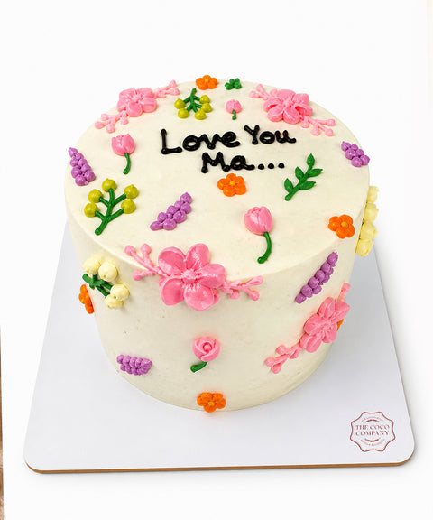 Floral Buttercream Cake