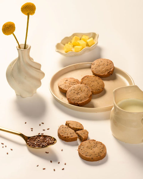 Wholewheat Flaxseed Cookies – A Healthy and Flavorful Snack