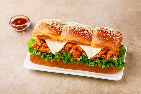 Spiced Chicken Brioche sandwich